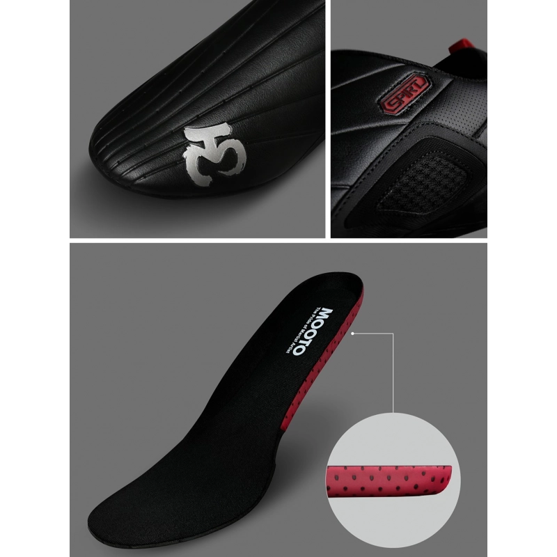 MOOTO Spirit 3 Black Martial Arts Shoes - Lightweight, Comfort & Grip