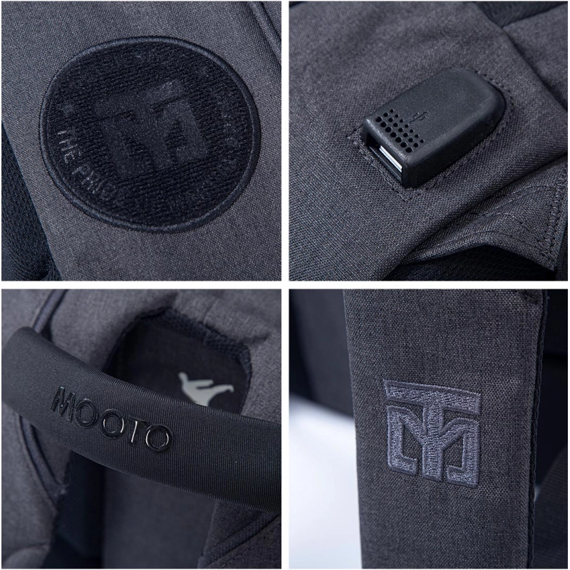 MOOTO MATO Grey Sports Bag - Organization & Durable Comfort
