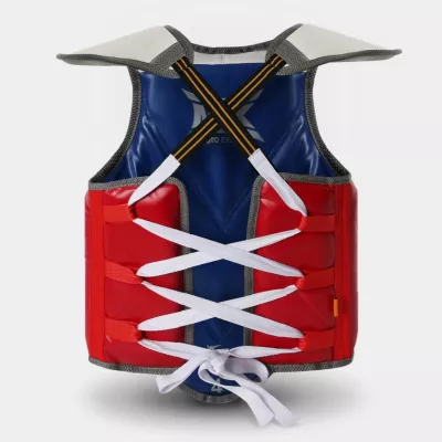 MTX MOOTO Reversible Taekwondo Chest Guard - Red/Blue Training