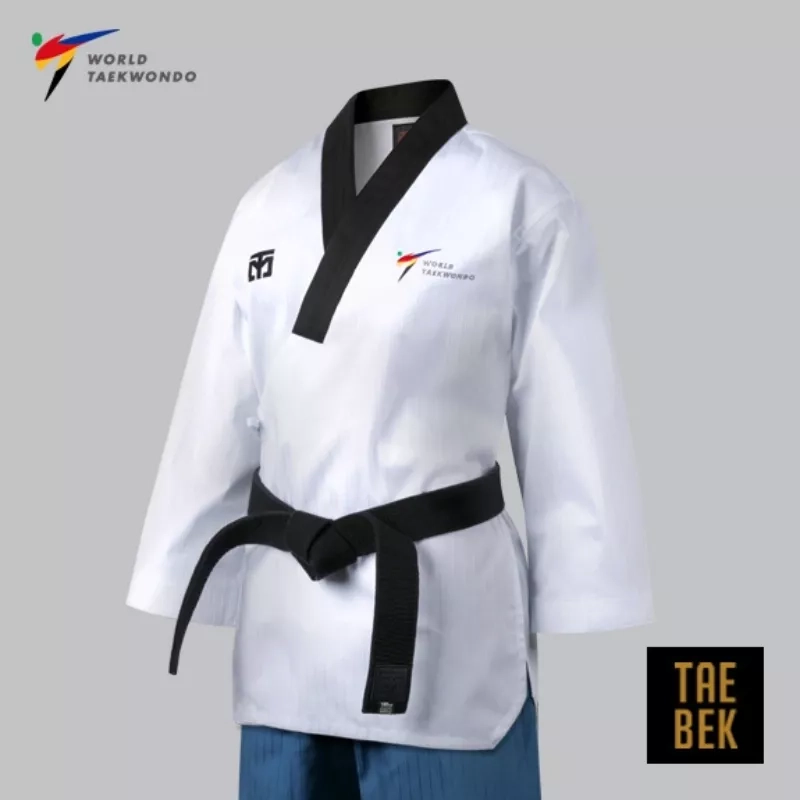 Dobok Poomsae TAEBEAK Femme - WT Ceinture Noire
