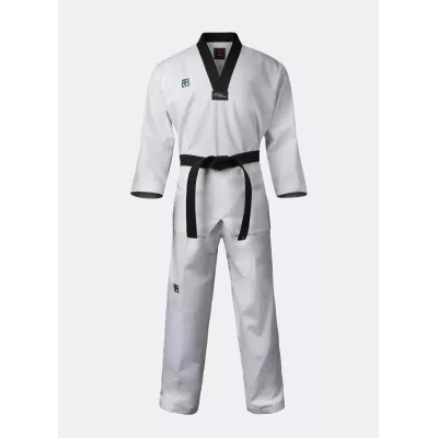 Dobok Taekwondo MOOTO SUPER CHALLENGER complet, vue de face.