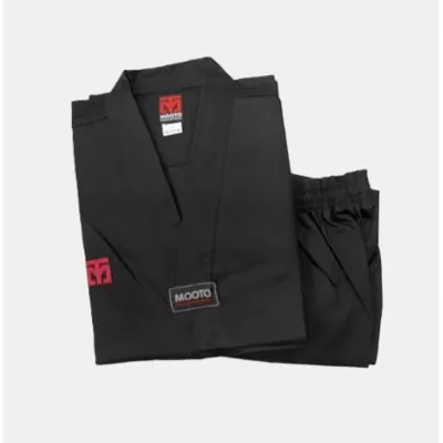 Dobok Taekwondo MOOTO BLACK CHALLENGER.