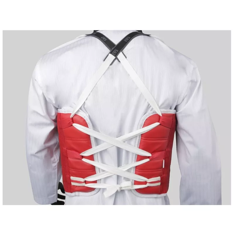 MOOTO Reversible Taekwondo Chest Guard - Red/Blue WT Approved