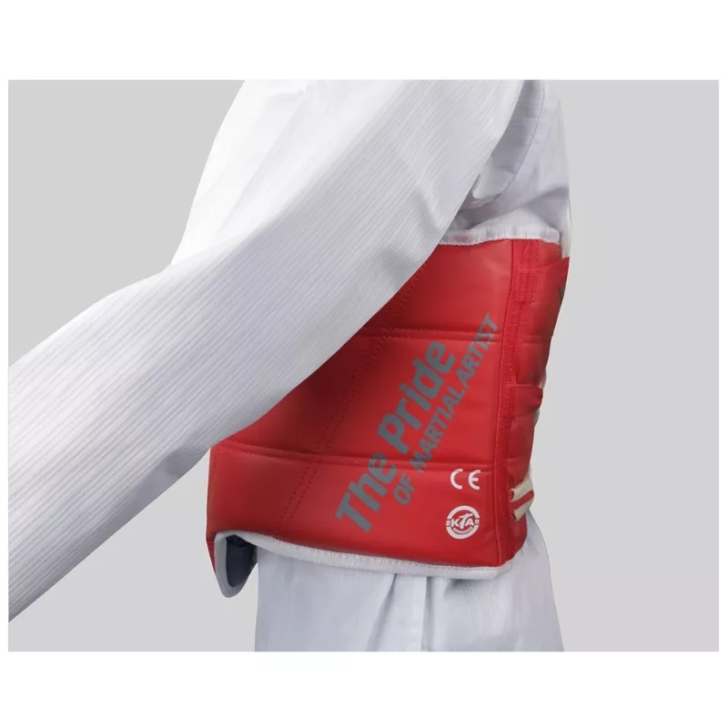MOOTO Reversible Taekwondo Chest Guard - Red/Blue WT Approved
