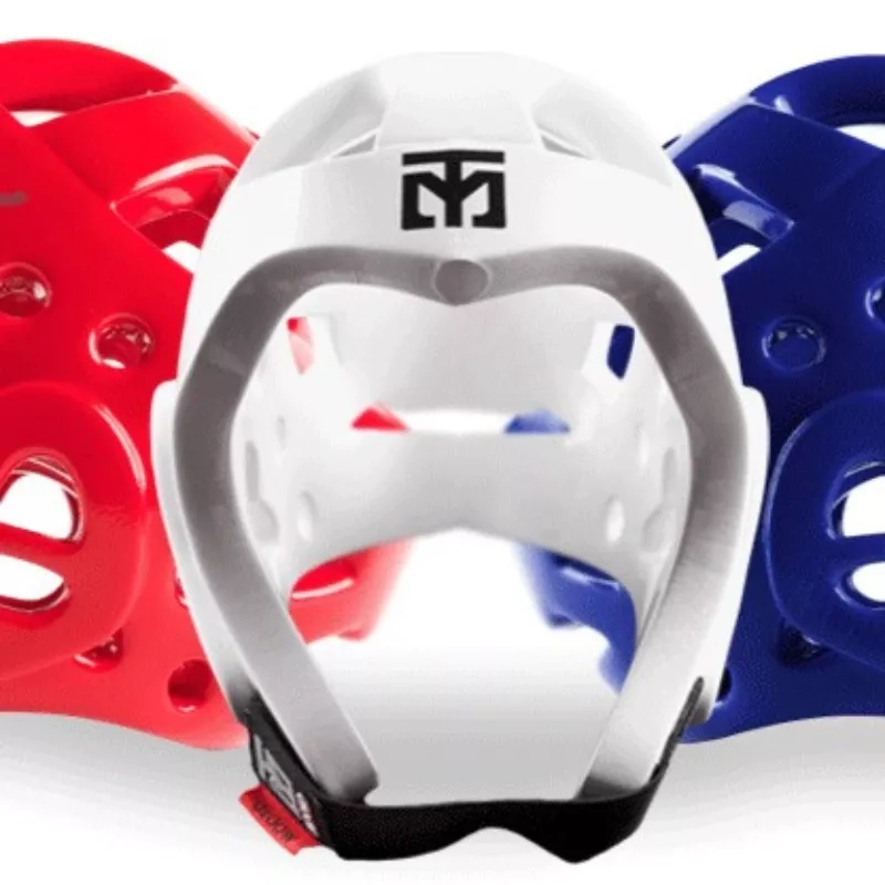 White MOOTO Extera WT Taekwondo Headgear - Optimal Protection & Comfort