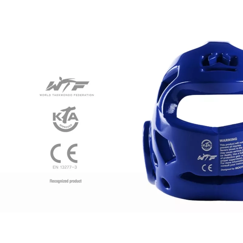 White MOOTO Extera WT Taekwondo Headgear - Optimal Protection & Comfort