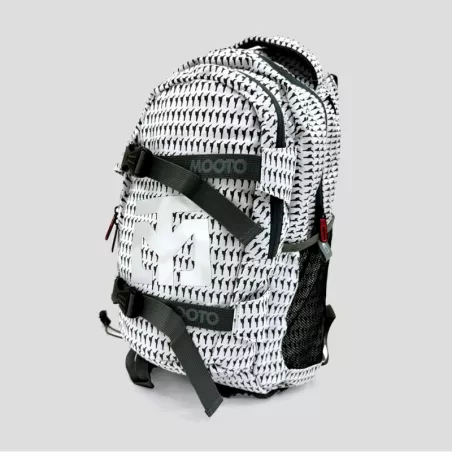 Sac Back Pack MOOTO 540 Collector Blanc coté face