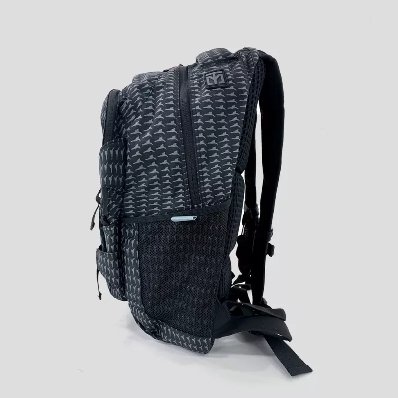 Sac Back Pack MOOTO 540 Collector Gris vue de profil gauche