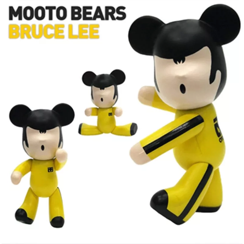 MOOTO Bearbrick Bruce Lee Keychain - Collector, Iconic & Durable