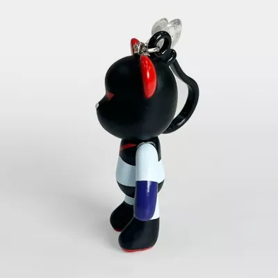 Bearbrick Porte-clé MOOTO Bear Robot V de profil