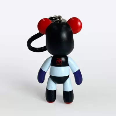 MOOTO Bearbrick Robot V Keychain - Futuristic, Durable & Taekwondo Collection