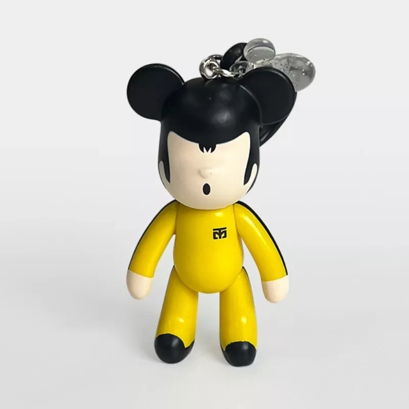 Bearbrick Porte-clé MOOTO Bear BRUCE LEE de face