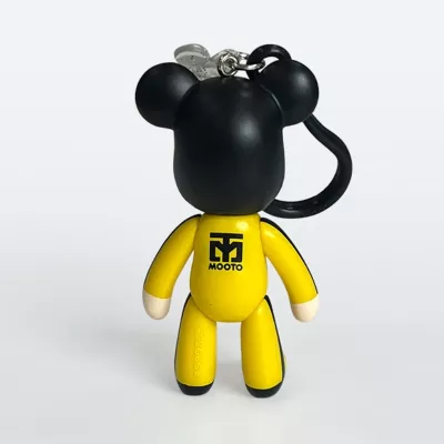 Bearbrick Porte-clé MOOTO Bear BRUCE LEE de dos