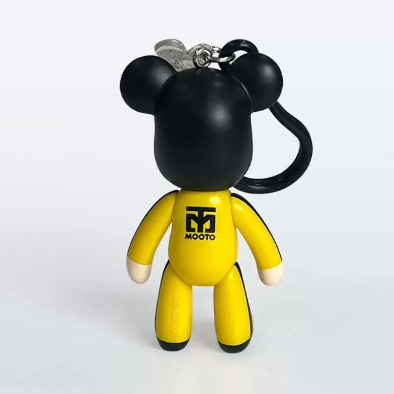 Bearbrick Porte-clé MOOTO Bear BRUCE LEE de dos