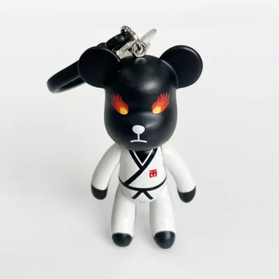 MOOTO BEAR HWARANG BEARBRICK KEYCHAIN