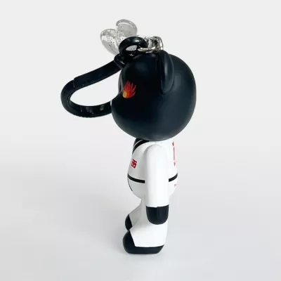 Bearbrick Porte-clé MOOTO Bear HWARANG de profil