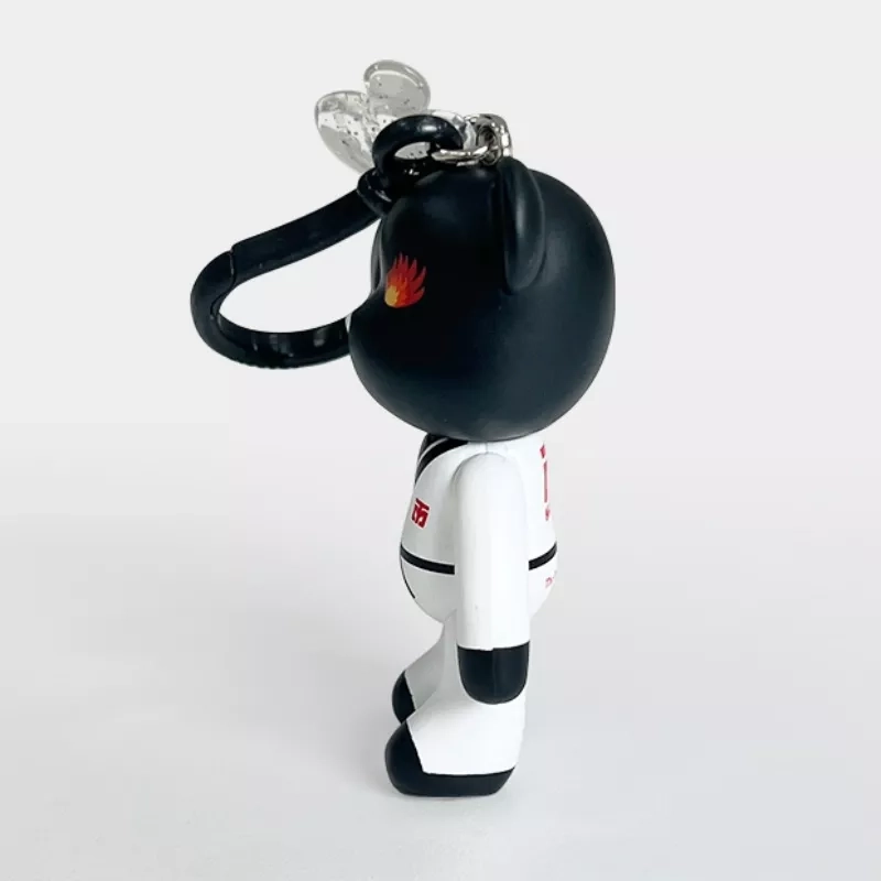Bearbrick Porte-clé MOOTO Bear HWARANG de profil