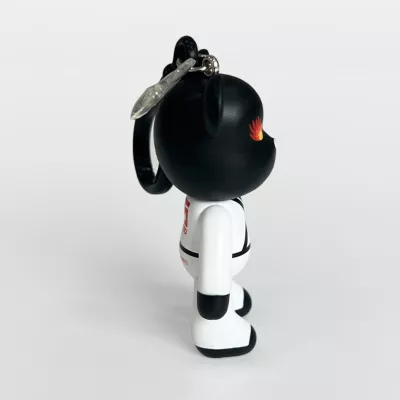 MOOTO BEAR HWARANG BEARBRICK KEYCHAIN