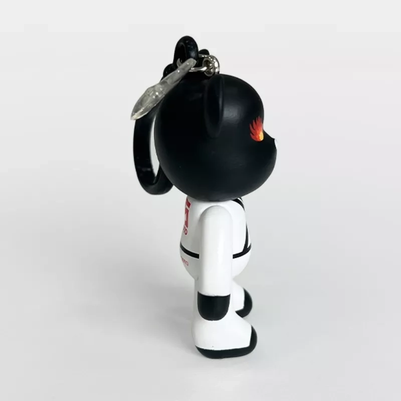 Bearbrick Porte-clé MOOTO Bear HWARANG de profil