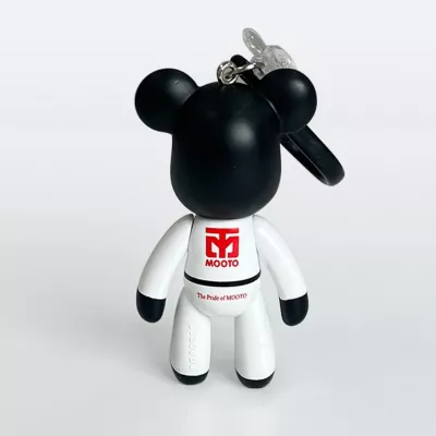 MOOTO BEAR HWARANG BEARBRICK KEYCHAIN