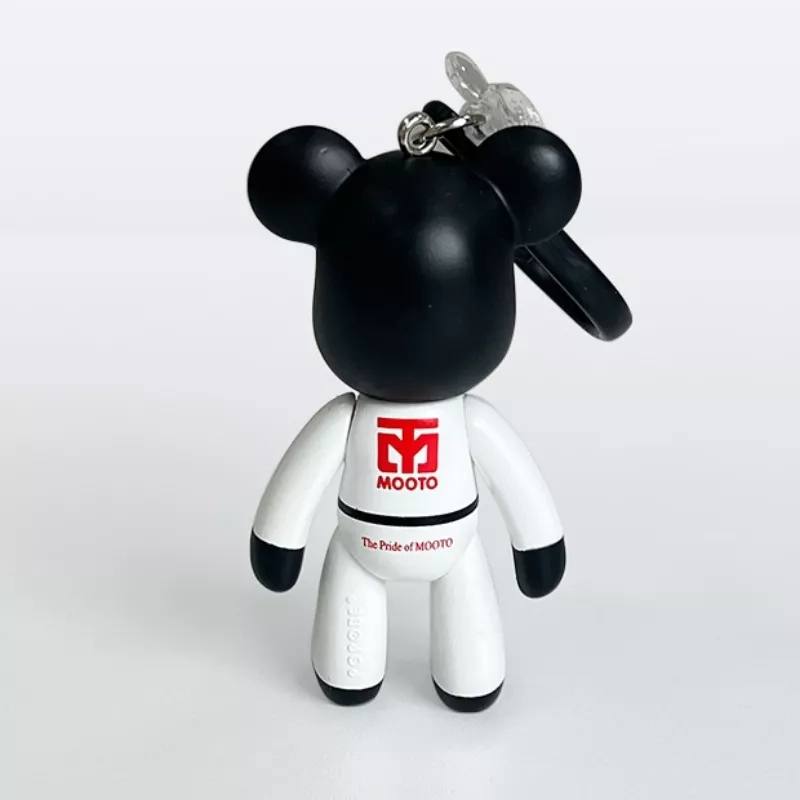 MOOTO BEAR HWARANG BEARBRICK KEYCHAIN