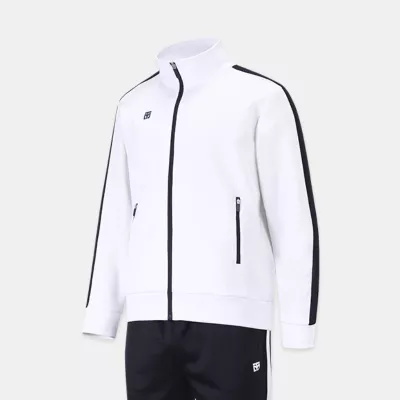 White EVAN TRAINING Tracksuit - Lightweight, Breathable & Versatile for Sports