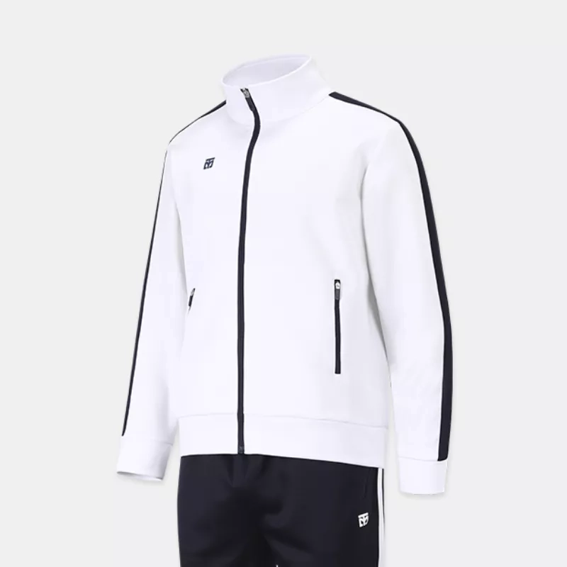 White EVAN TRAINING Tracksuit - Lightweight, Breathable & Versatile for Sports