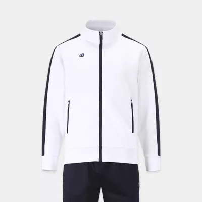 White EVAN TRAINING Tracksuit - Lightweight, Breathable & Versatile for Sports