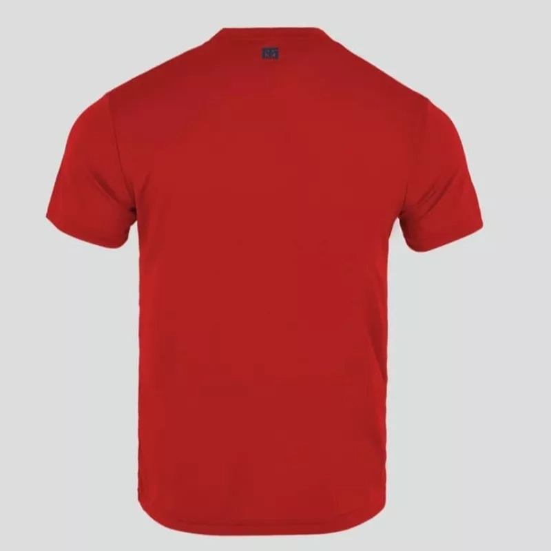 T-shirt MOOTO TRAINING CAMP rouge vue de dos