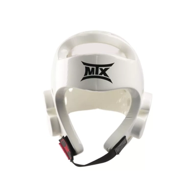 White MTX Club Taekwondo Head Guard - Lightweight Training Protection