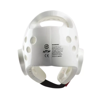 White MTX Club Taekwondo Head Guard - Lightweight Training Protection