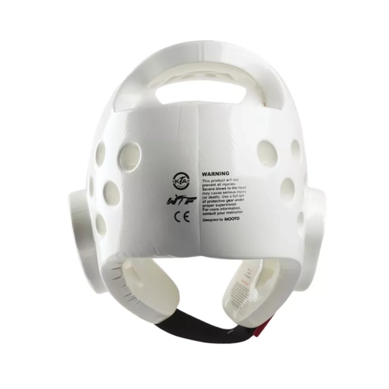 White MTX Club Taekwondo Head Guard - Lightweight Training Protection