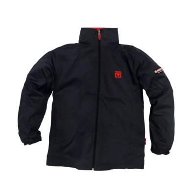 Veste MOOTO WINDBREAKER FIT JACKET Noir coupe vent vue de face