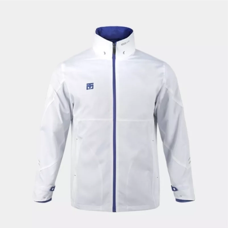 White MOOTO WING JACKET - Windproof, Lightweight & Versatile Taekwondo