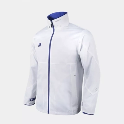 Veste MOOTO WING JACKET Blanc vue en 3/4