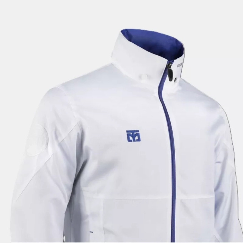 White MOOTO WING JACKET - Windproof, Lightweight & Versatile Taekwondo