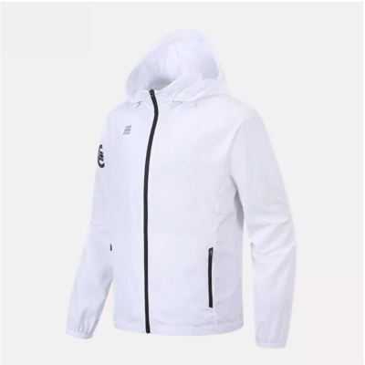 White MOOTO Taepoong Jacket - Taekwondo, Stretchy, Breathable & Elegant
