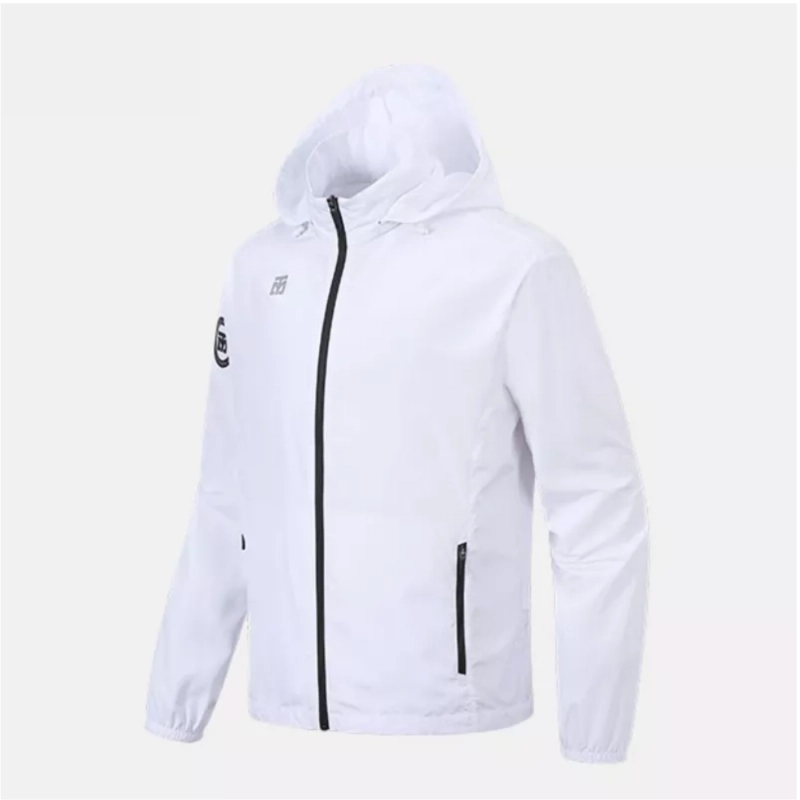 White MOOTO Taepoong Jacket - Taekwondo, Stretchy, Breathable & Elegant