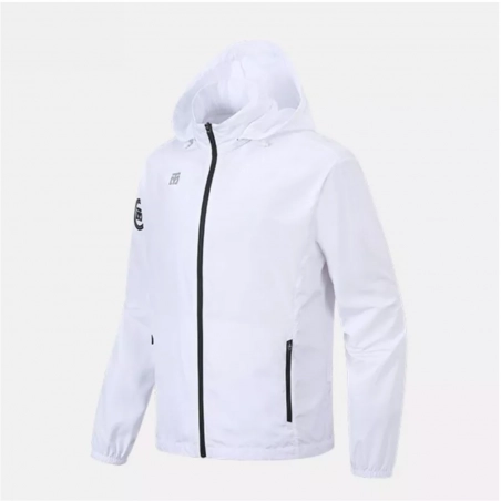 White MOOTO Taepoong Jacket - Taekwondo, Stretchy, Breathable & Elegant
