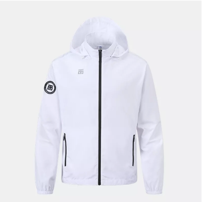 White MOOTO Taepoong Jacket - Taekwondo, Stretchy, Breathable & Elegant