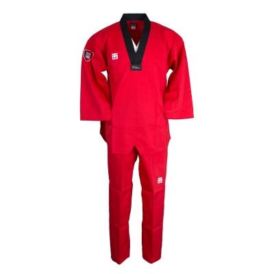 Dobok challenger rouge vu de face