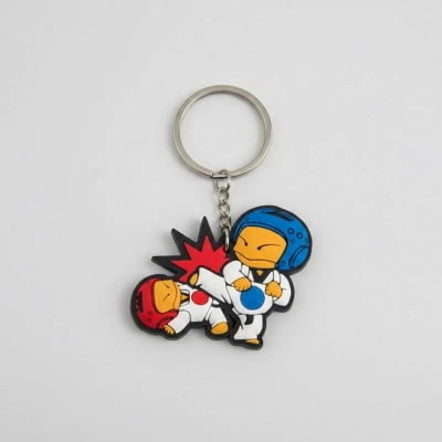 Porte-Clé MOOTO Taeki Gyeorugi - Époxy, 12cm, Cadeau Idéal Taekwondo