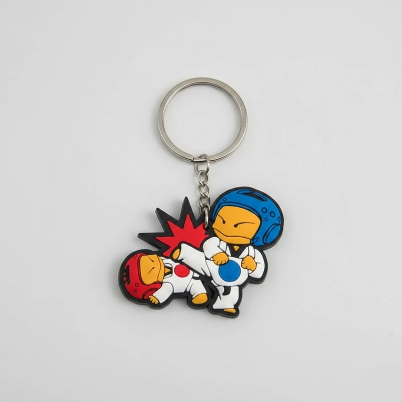 Porte-Clé MOOTO Taeki Gyeorugi - Époxy, 12cm, Cadeau Idéal Taekwondo