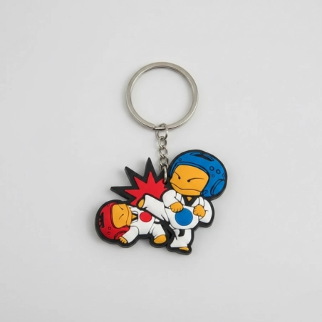 Porte-Clé MOOTO Taeki Gyeorugi - Époxy, 12cm, Cadeau Idéal Taekwondo