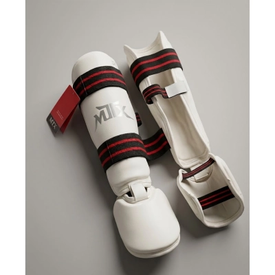 Protège-tibia & pied MTX Éco-Perf | Protection Taekwondo Durable