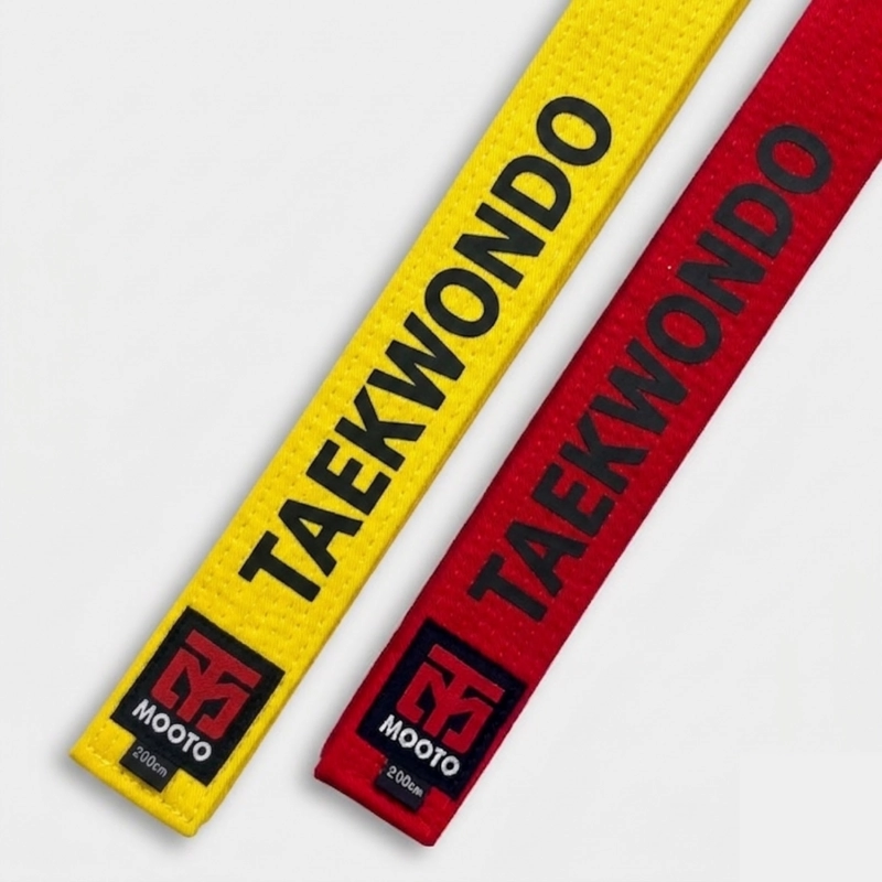 MOOTO Colored Taekwondo Belt - MTX Custom Printing