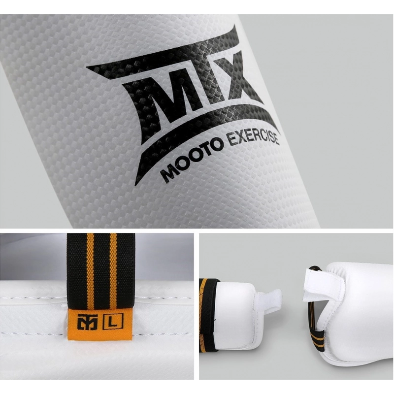 Protège-tibia pied MTX détail des protections intérieur et extérieur