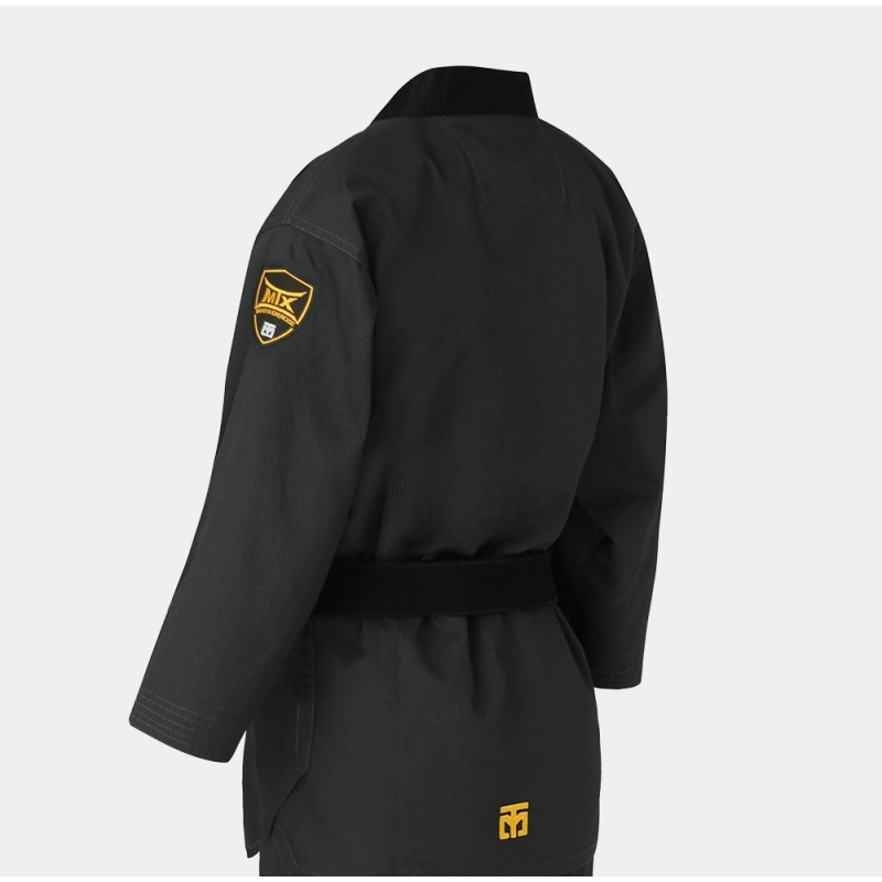 MOOTO MTX GREY SHADOW Dobok | WT Black Collar Taekwondo